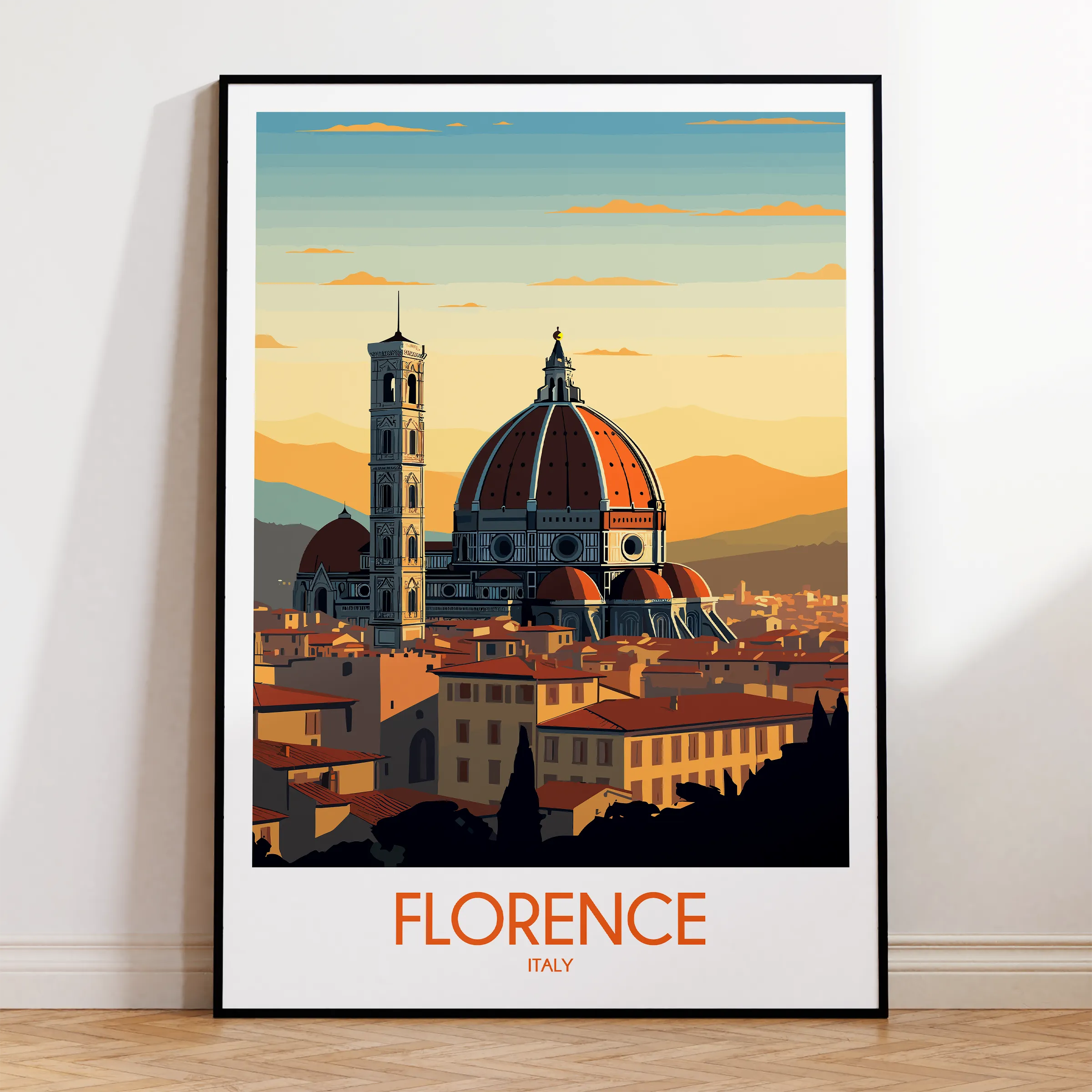 Florence Modern Travel Poster