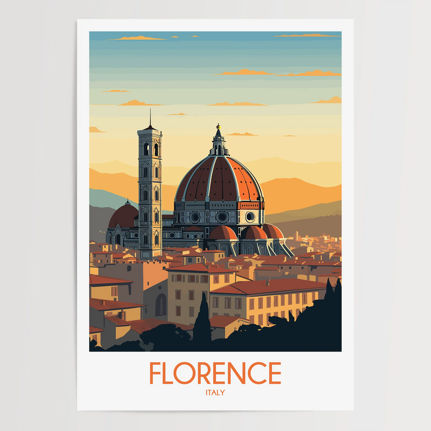 Florence Vintage Style Print
