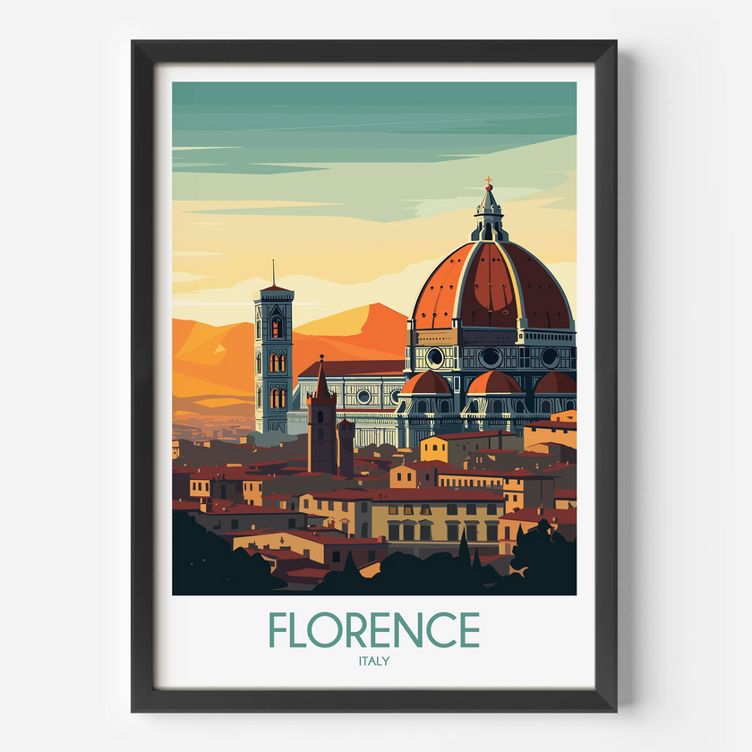Florence Vintage Style Print