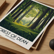 Forest Of Dean Retro Travel Illustration