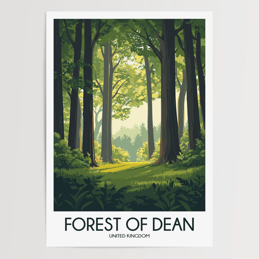 Forest Of Dean Scenic Landscape Art