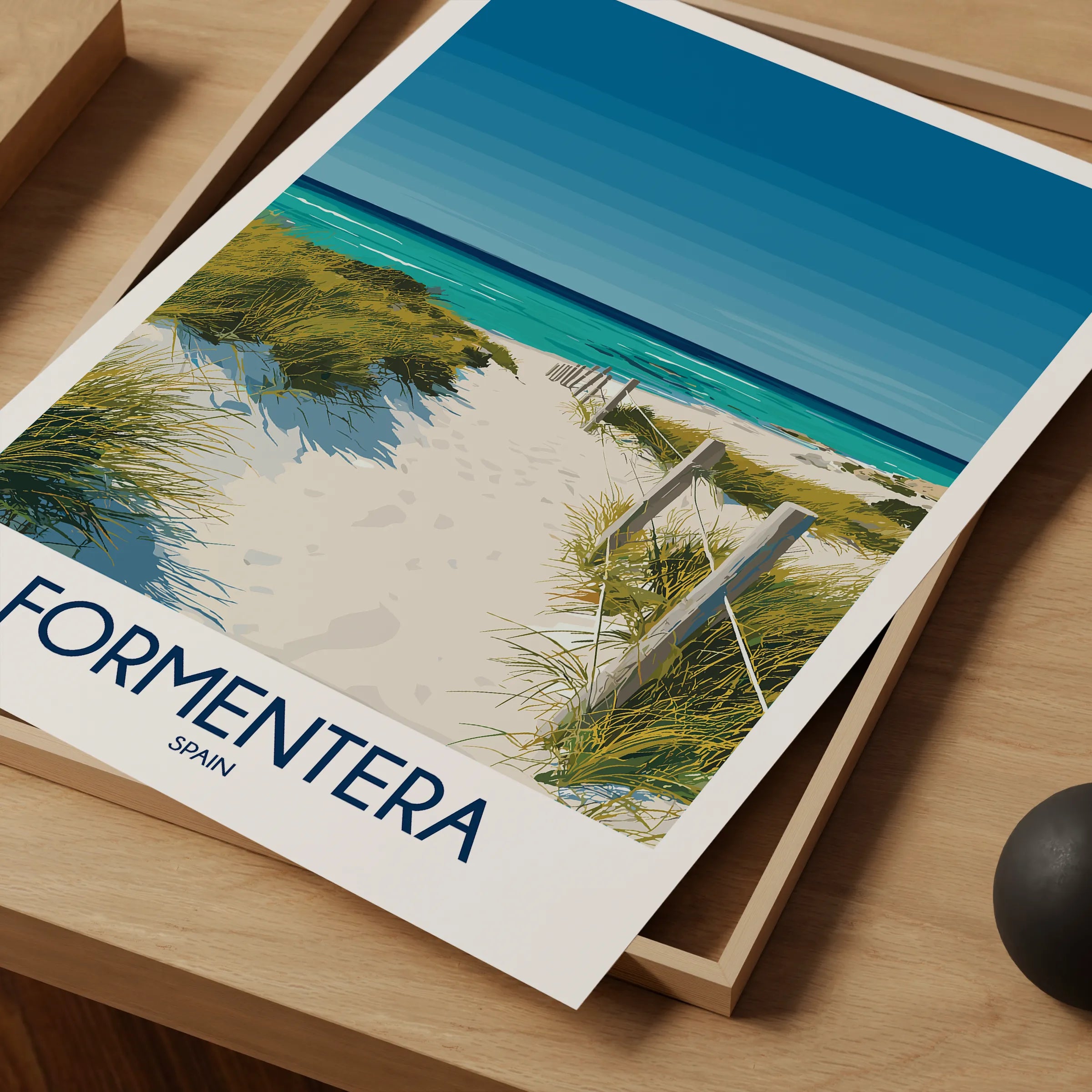 Formentera Scenic Landscape Art