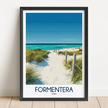 Formentera Souvenir Poster Print