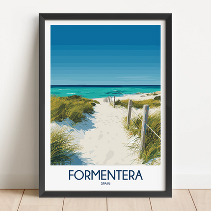 Formentera Souvenir Poster Print