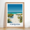 Formentera Vintage Style Print