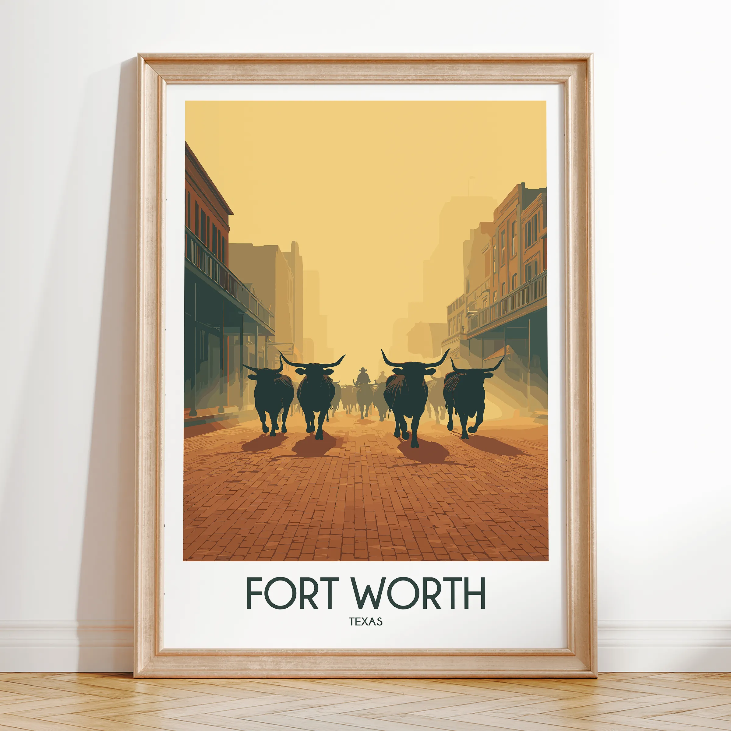 Fort Worth Destination Art Gift