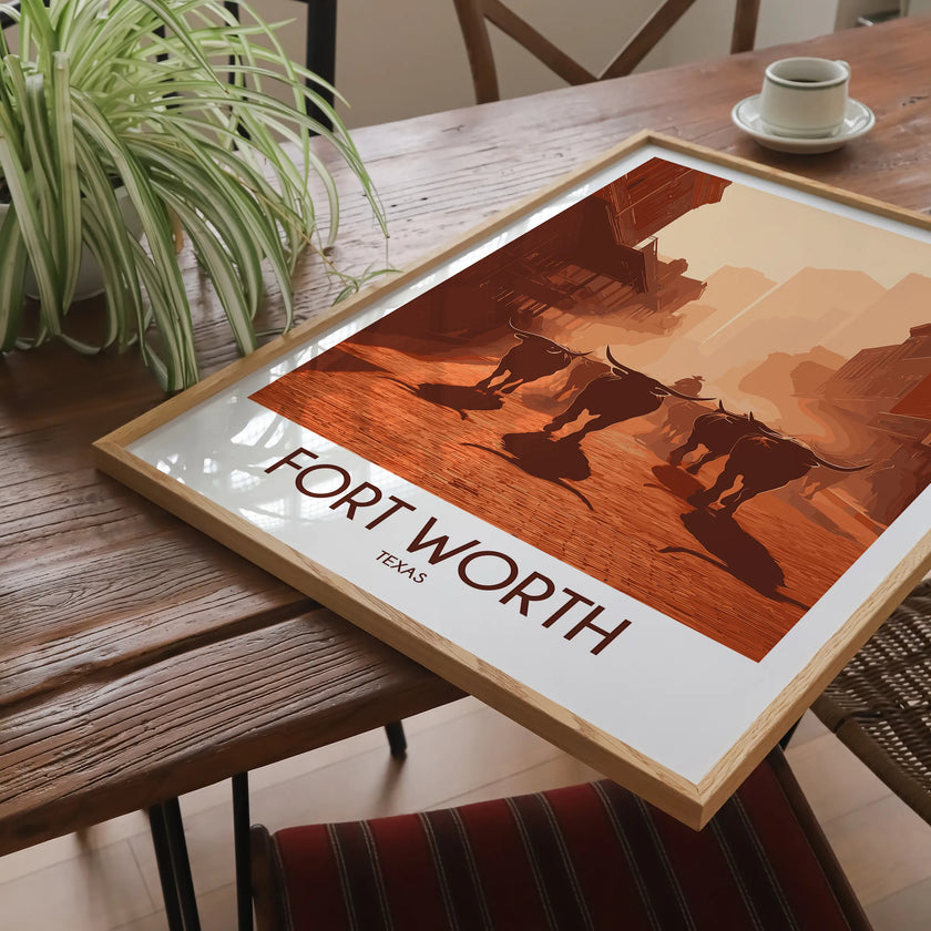 Fort Worth Destination Art Gift