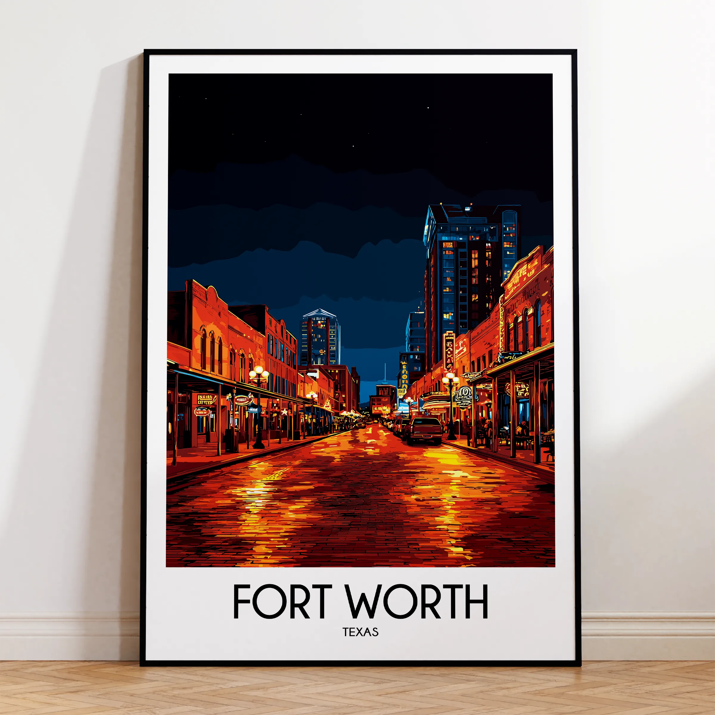 Fort Worth Destination Art Gift