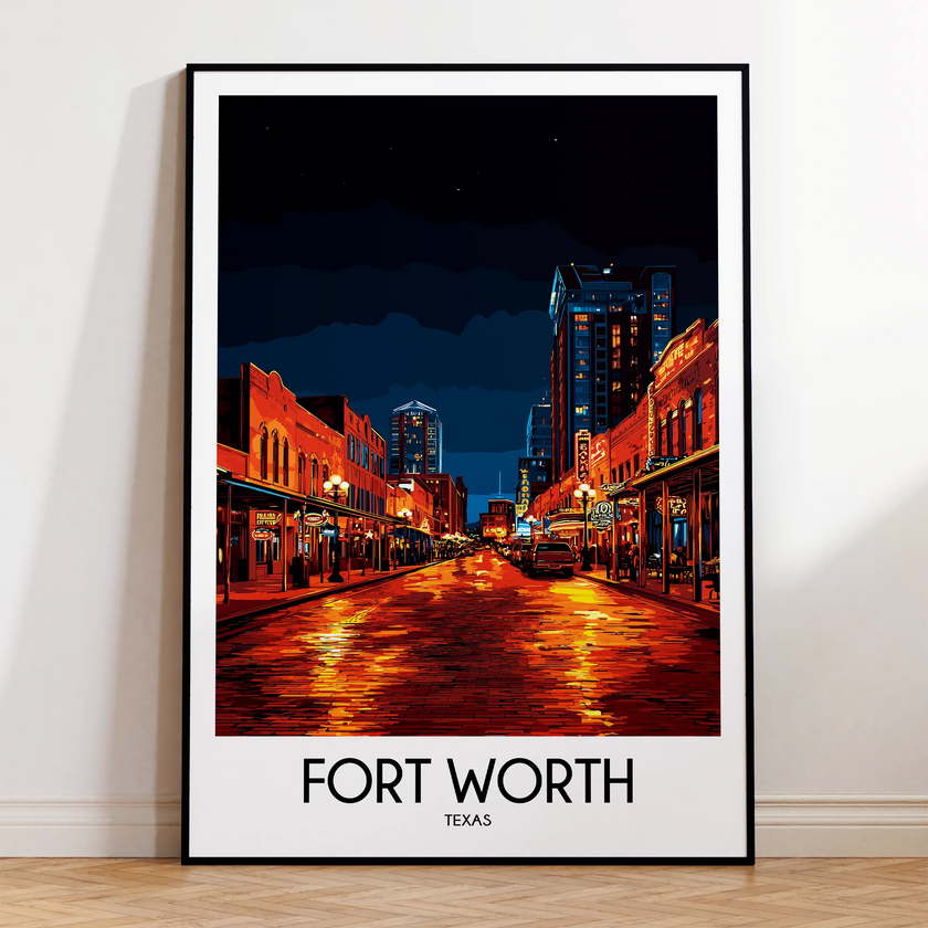 Fort Worth Destination Art Gift