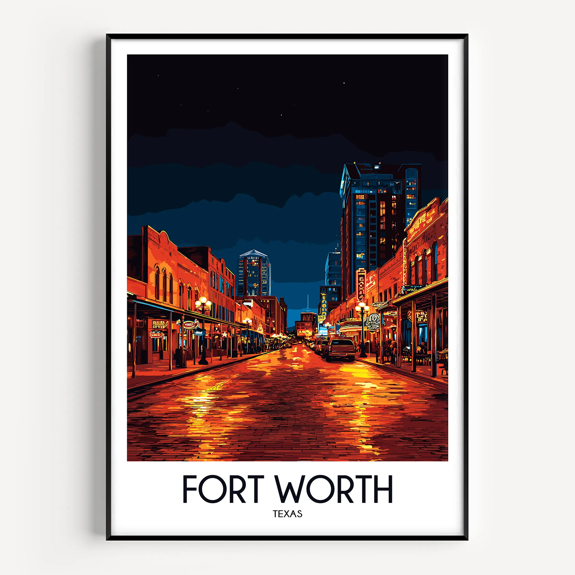 Fort Worth Gallery Quality Print
