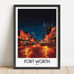 Fort Worth Minimalist Wall Art