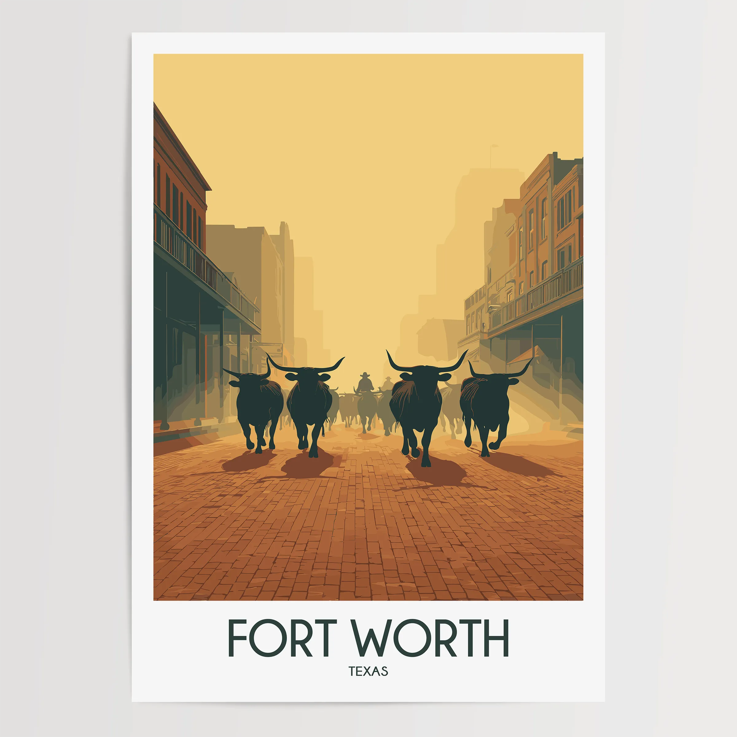 Fort Worth Scenic Landscape Art