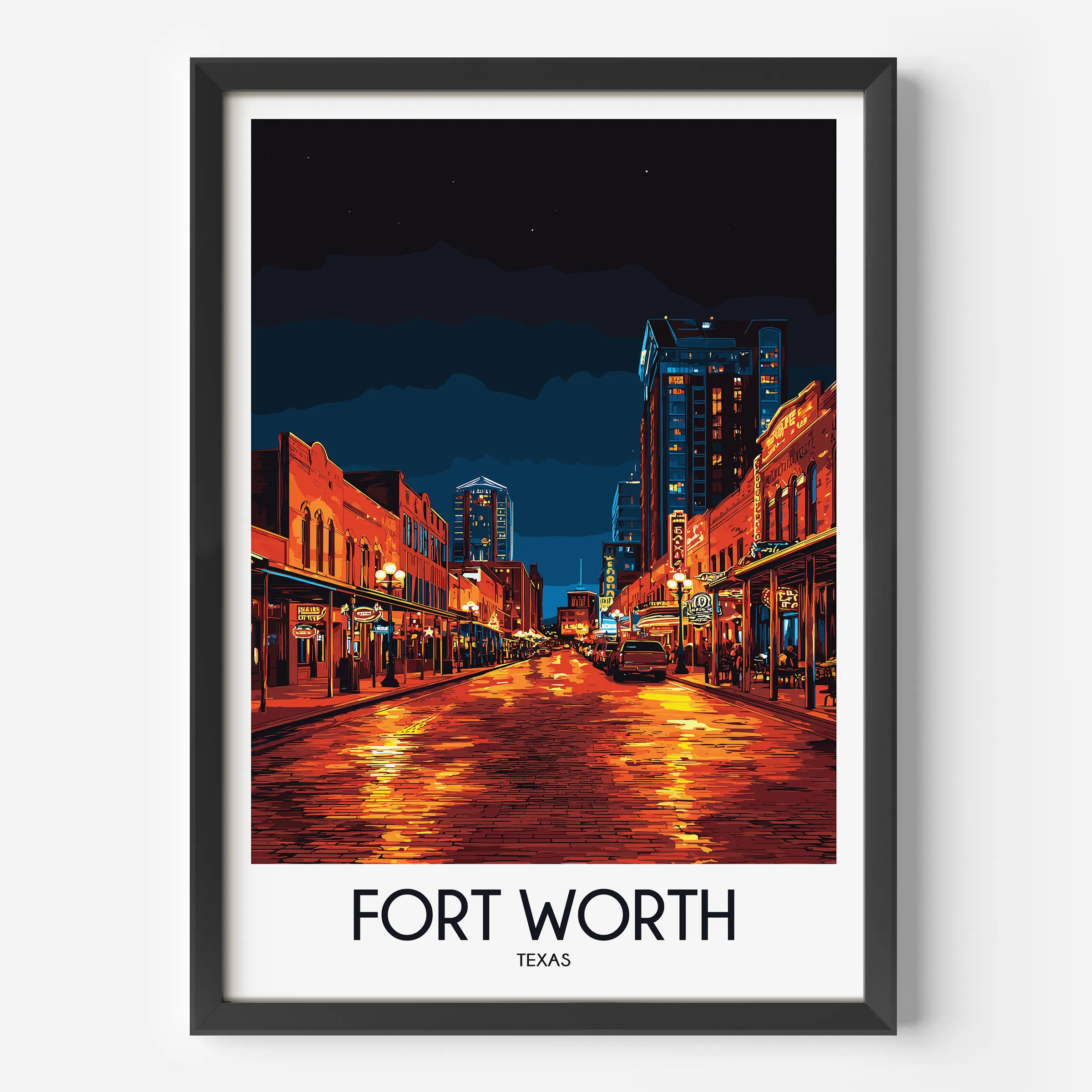 Fort Worth Scenic Landscape Art