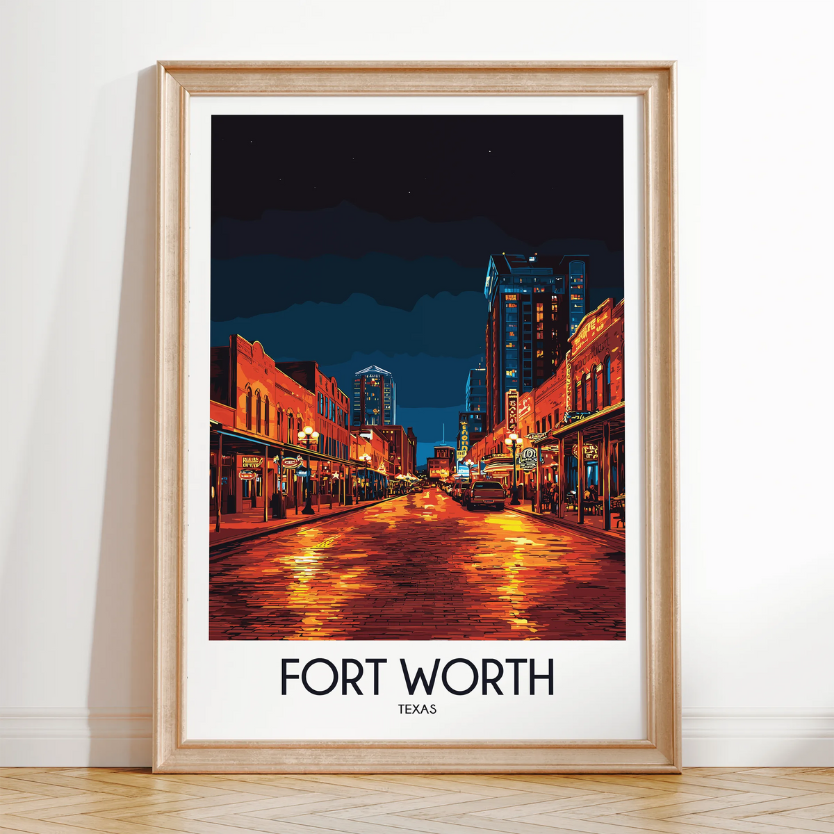 Fort Worth Travel Memory Gift