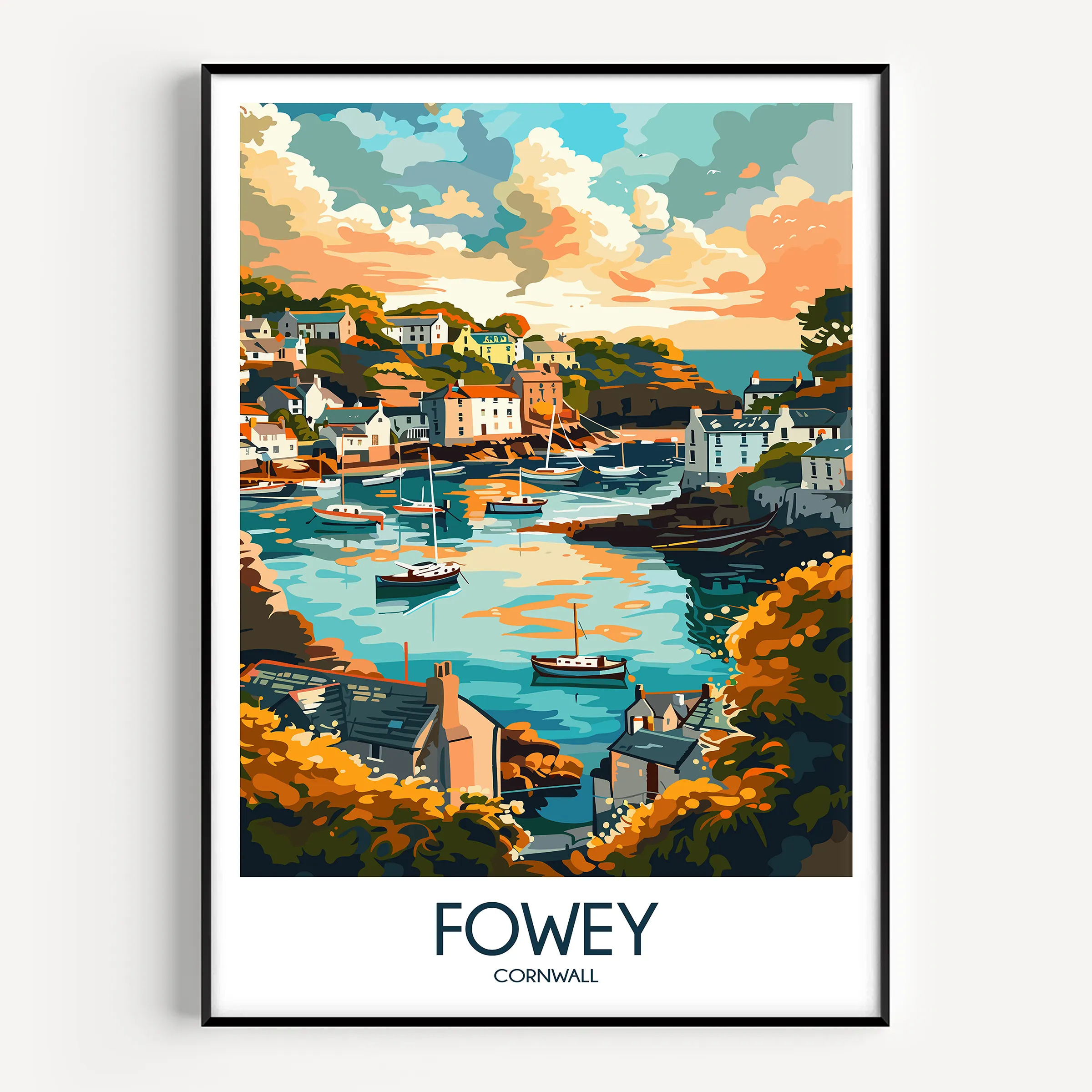Fowey Minimalist Wall Art