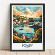 Fowey Souvenir Poster Print