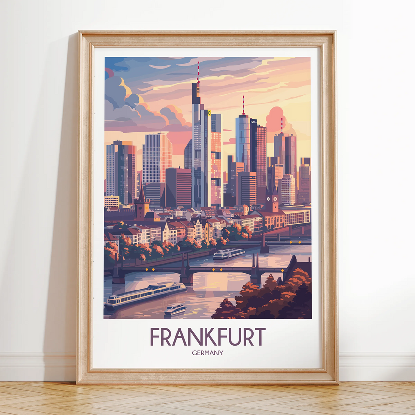 Frankfurt Destination Art Gift