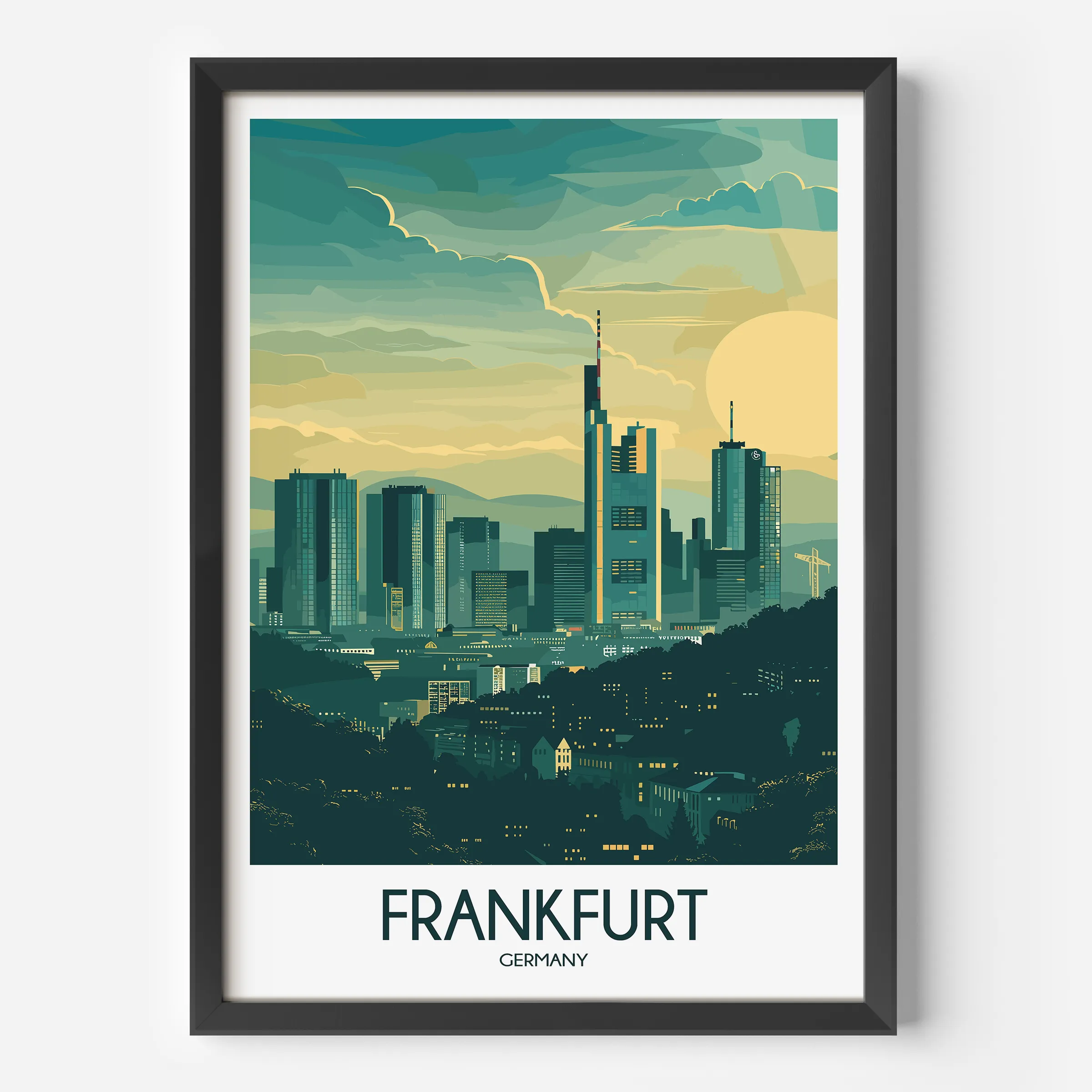 Frankfurt Destination Art Gift