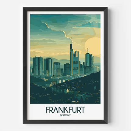 Frankfurt Destination Art Gift