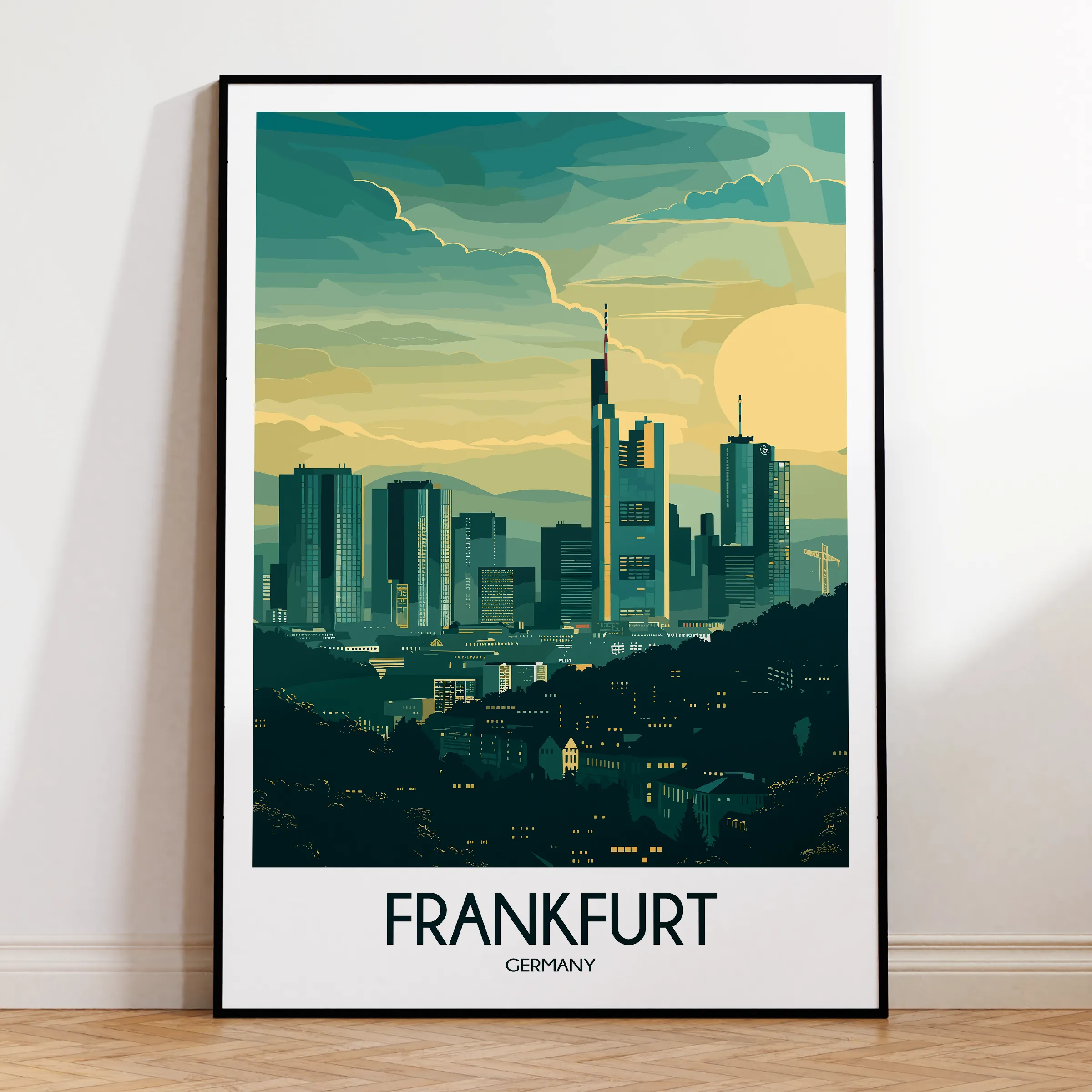 Frankfurt Minimalist Wall Art