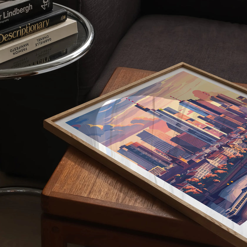 Frankfurt Souvenir Poster Print