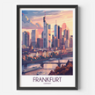 Frankfurt Souvenir Poster Print
