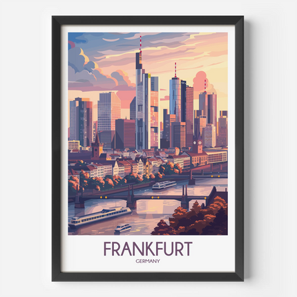 Frankfurt Souvenir Poster Print