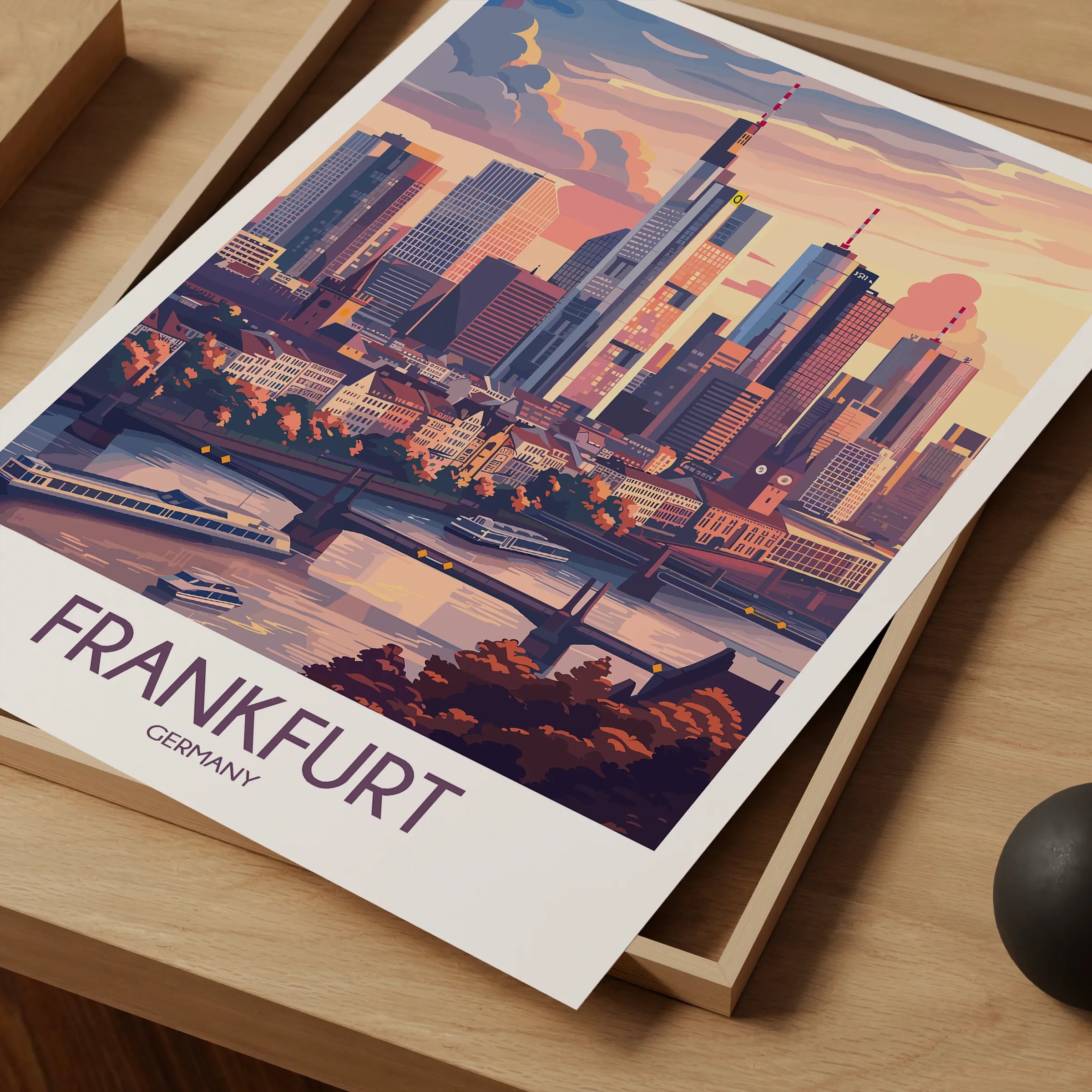 Frankfurt Travel Memory Gift