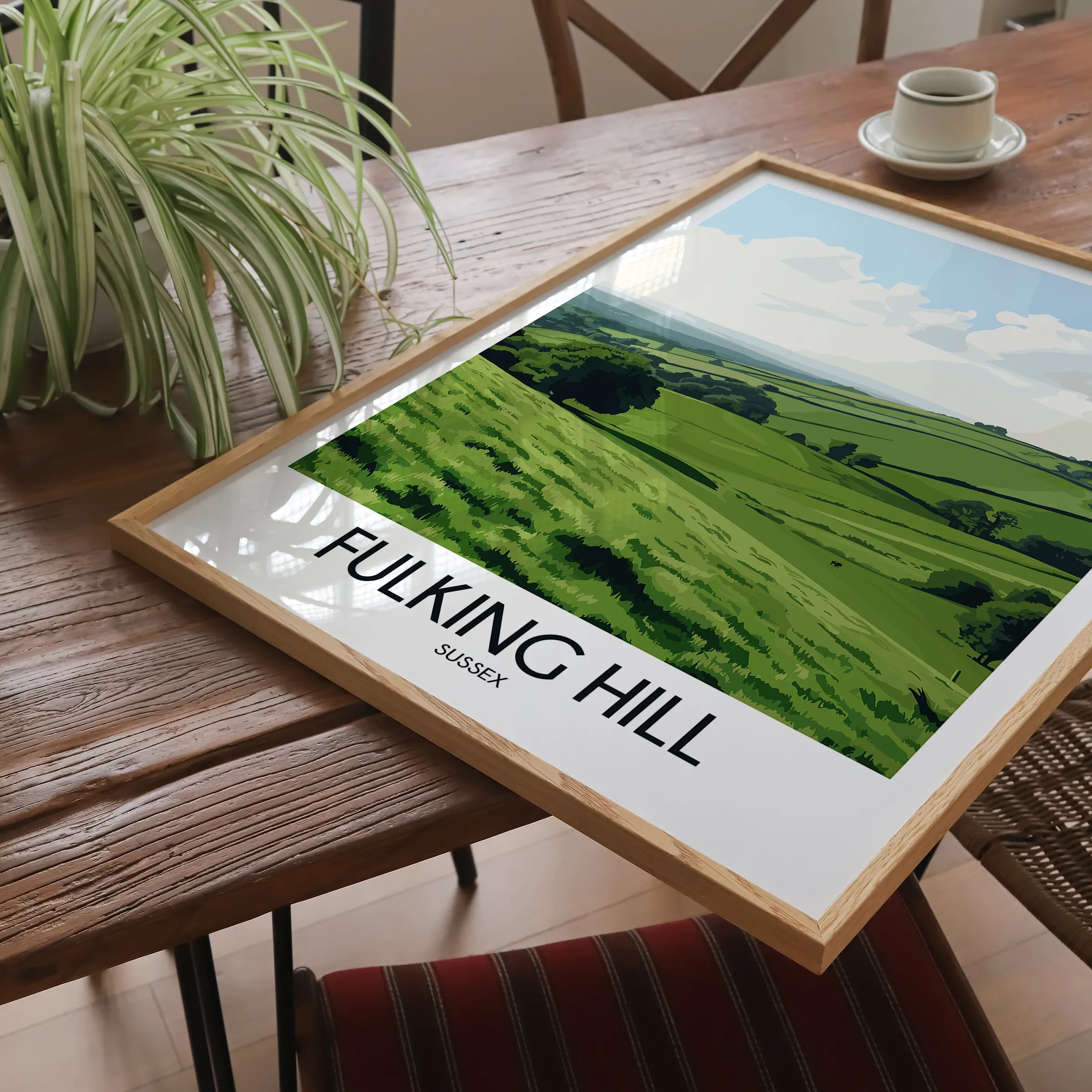 Fulking Hill Destination Art Gift