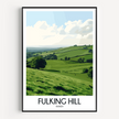Fulking Hill Souvenir Poster Print