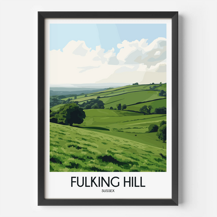 Fulking Hill Travel Memory Gift