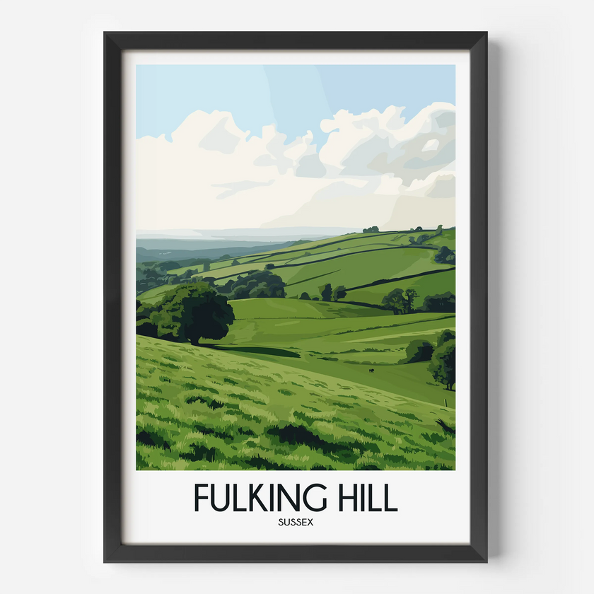 Fulking Hill Travel Memory Gift
