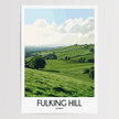 Fulking Hill Vintage Style Print