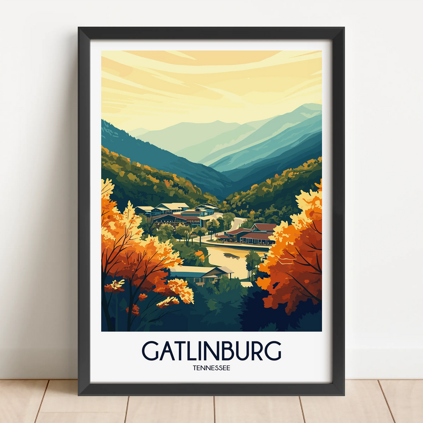 Gatlinburg Scenic Landscape Art