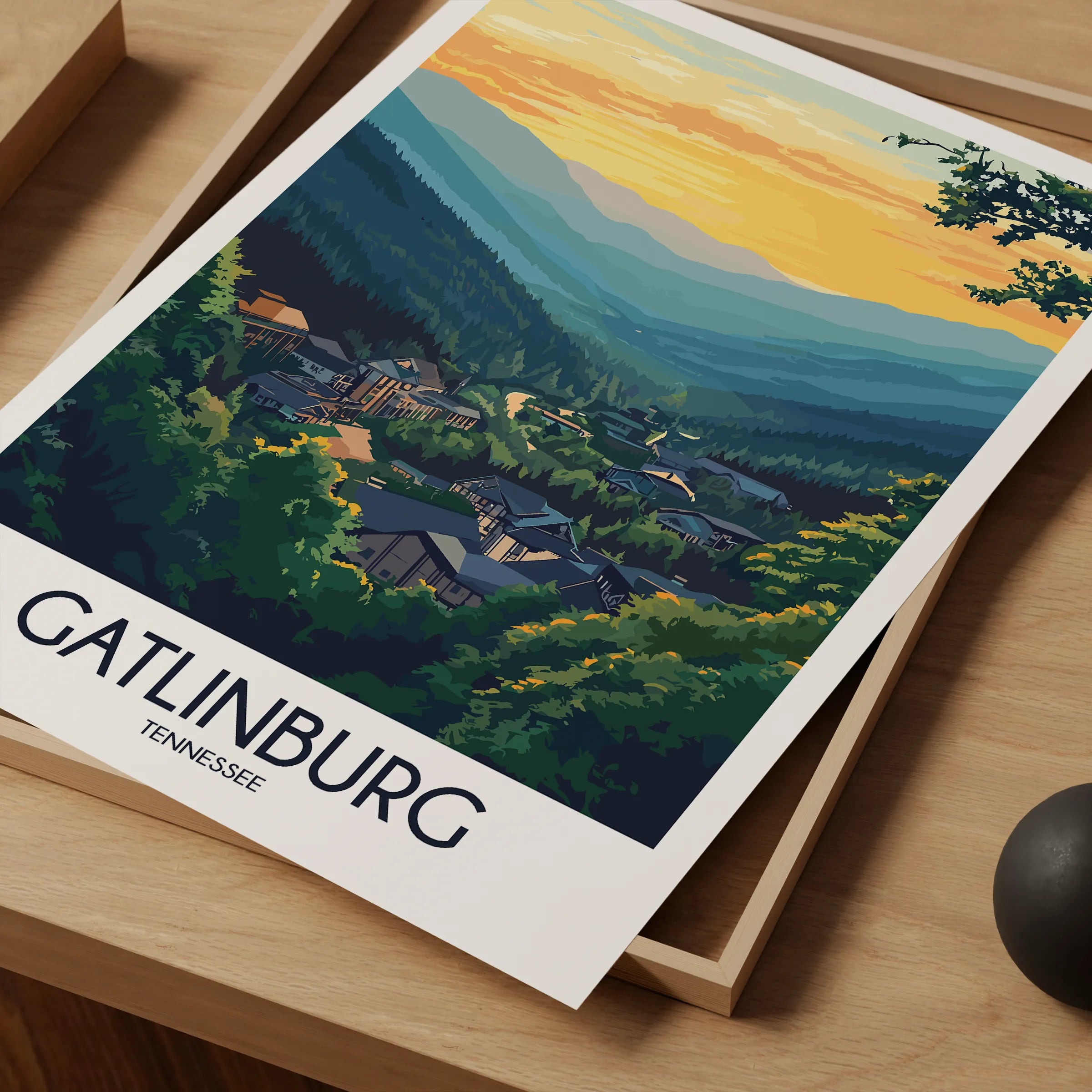 Gatlinburg Vintage Style Print