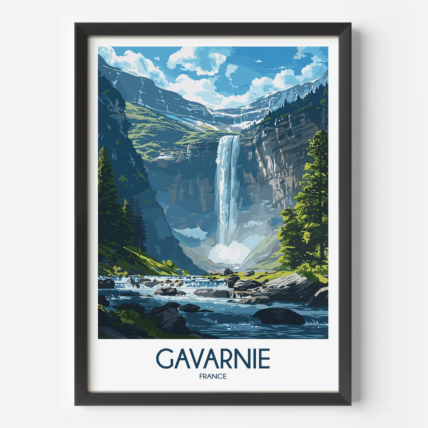 Gavarnie Modern Travel Poster