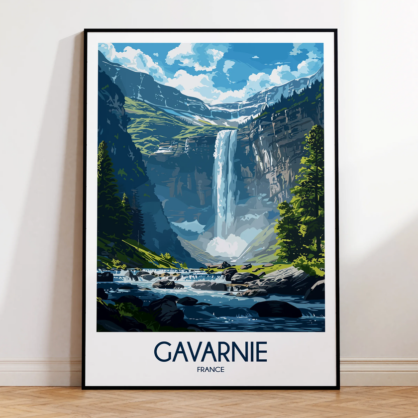 Gavarnie Scenic Landscape Art