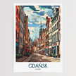 Gdansk Destination Art Gift