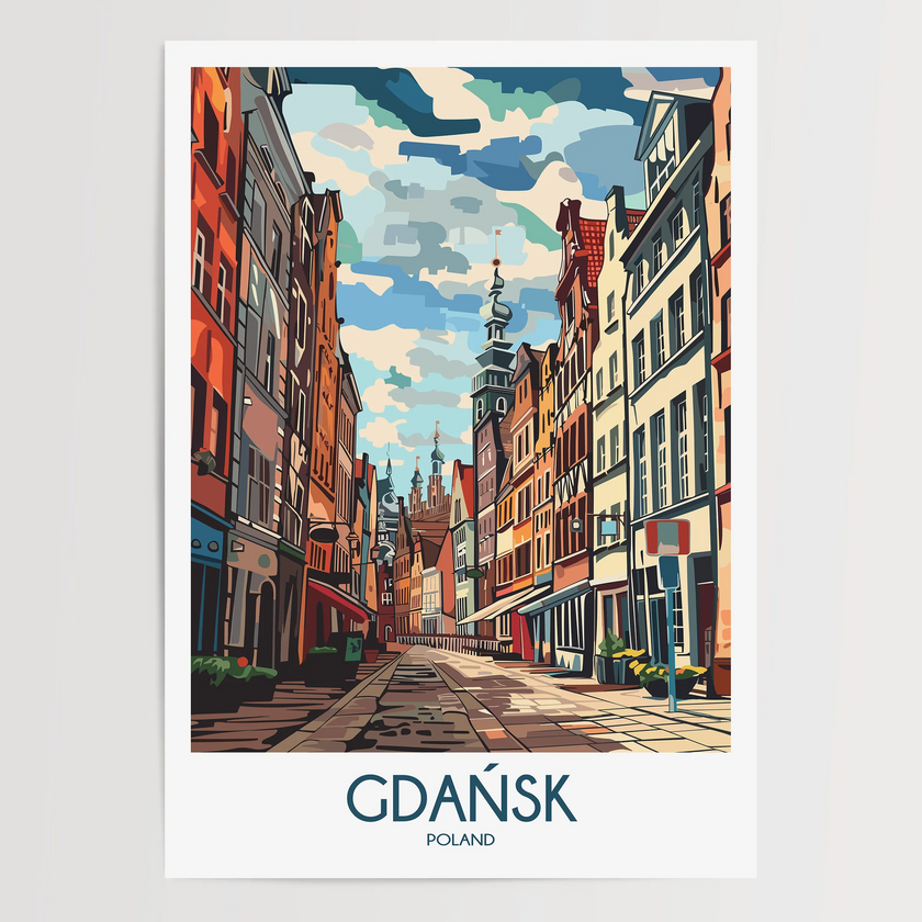 Gdansk Destination Art Gift