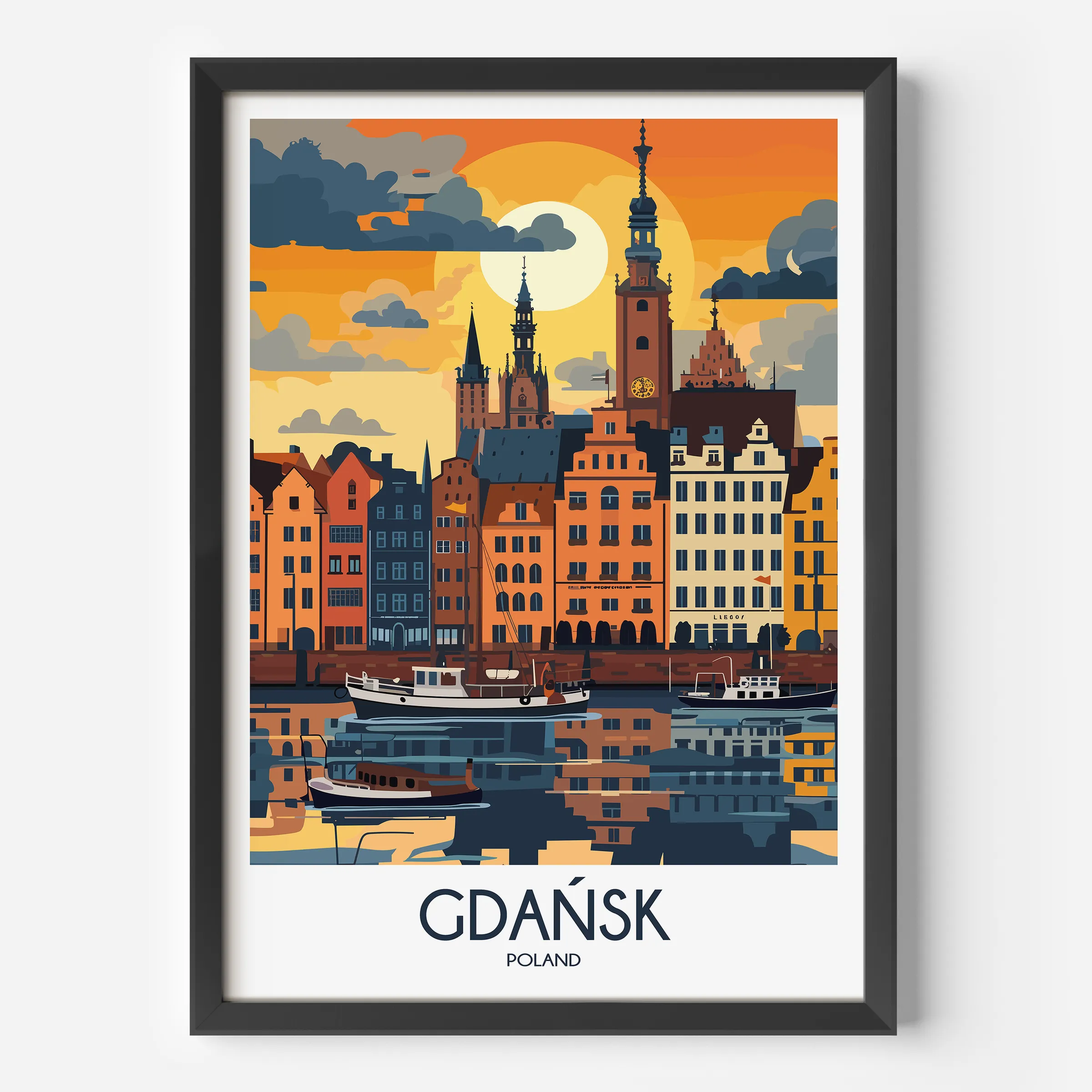 Gdansk Destination Art Gift