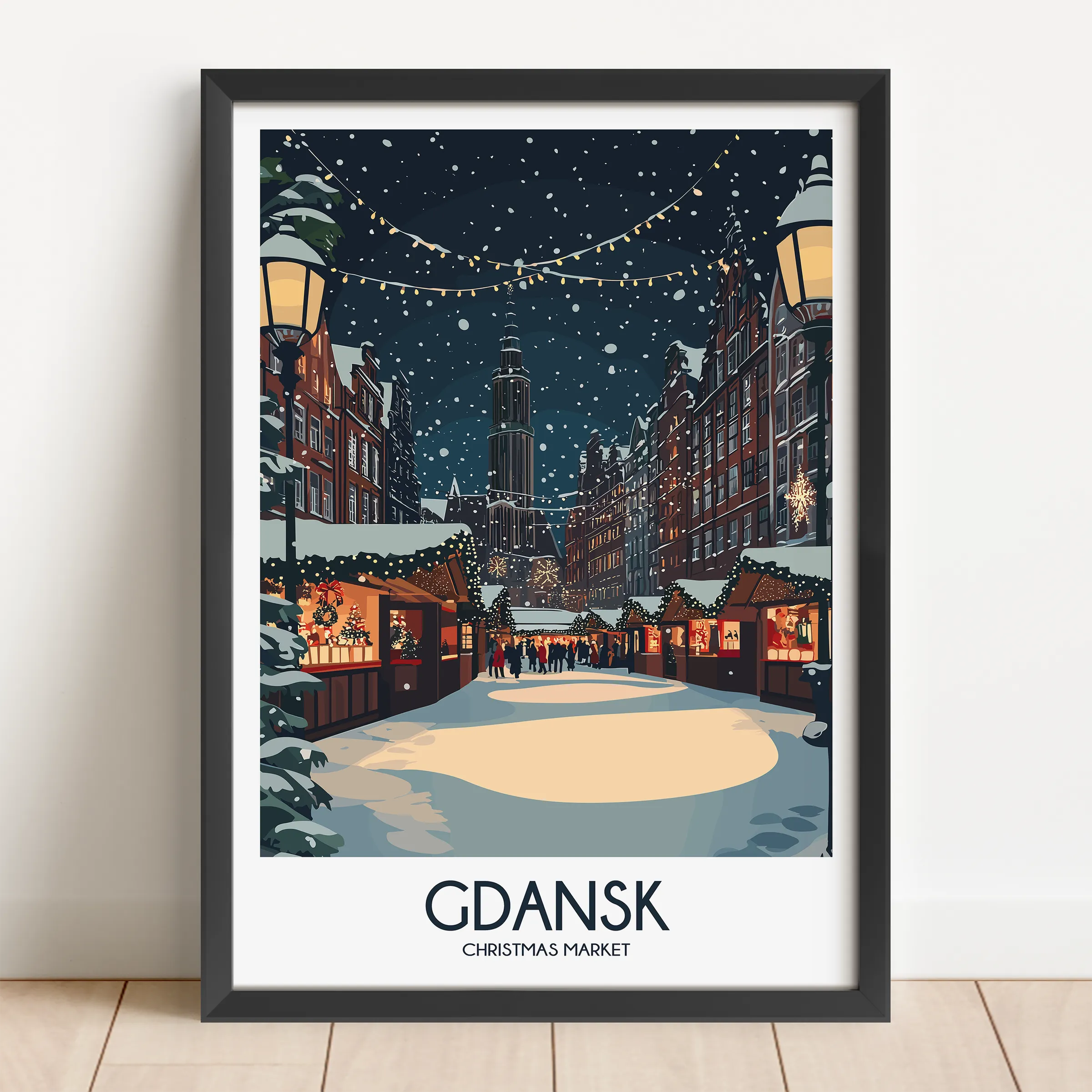 Gdansk Minimalist Wall Art