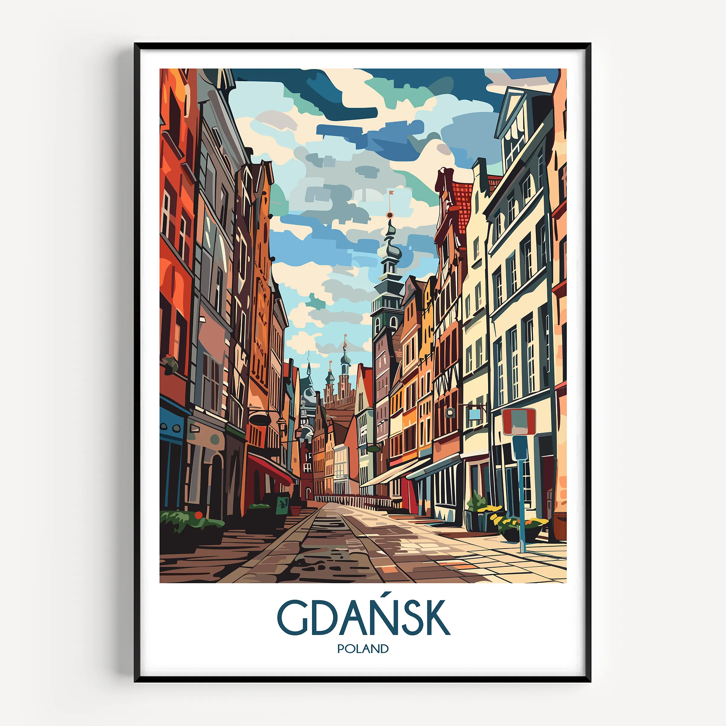 Gdansk Scenic Landscape Art