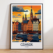 Gdansk Souvenir Poster Print