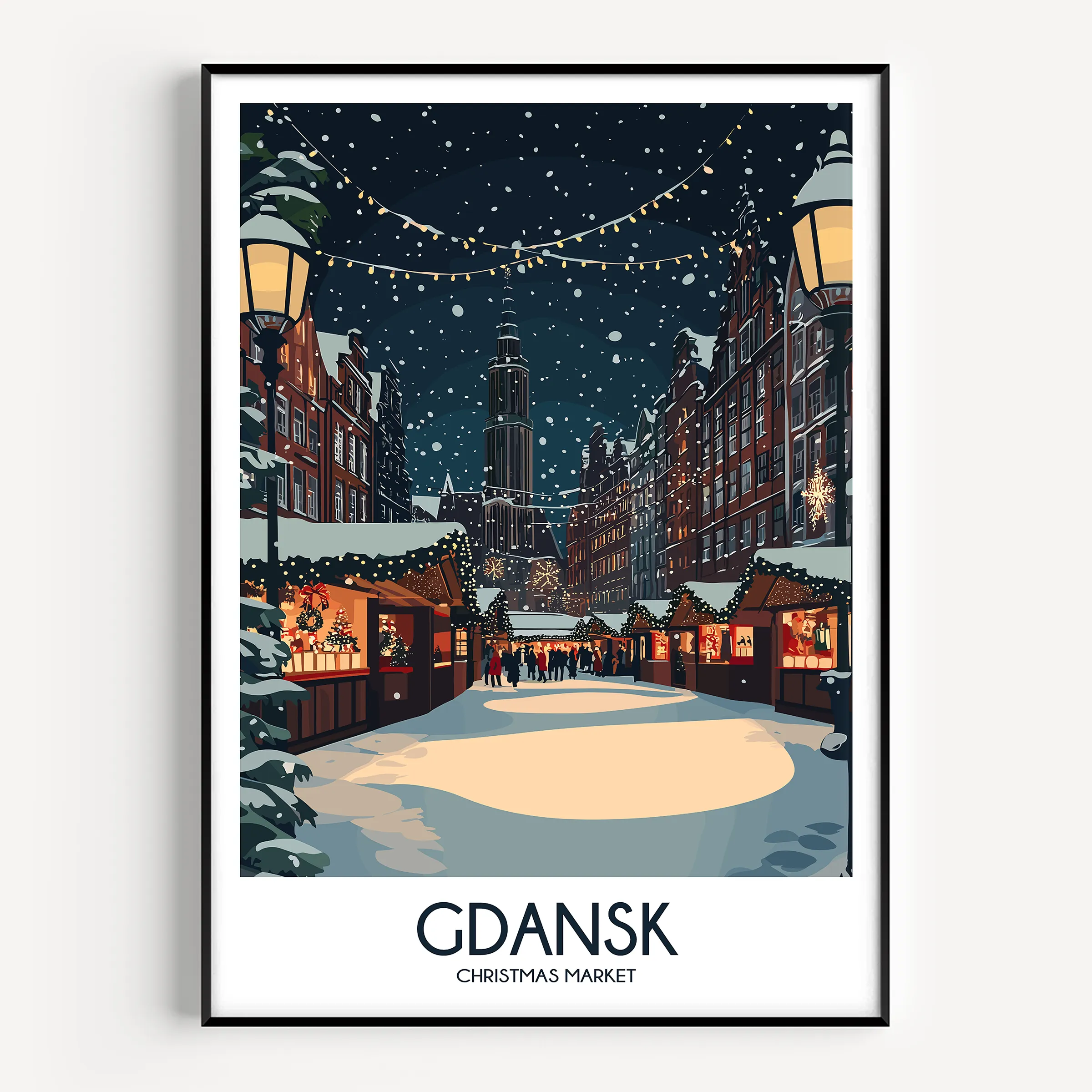 Gdansk Souvenir Poster Print