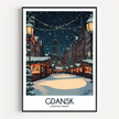 Gdansk Souvenir Poster Print