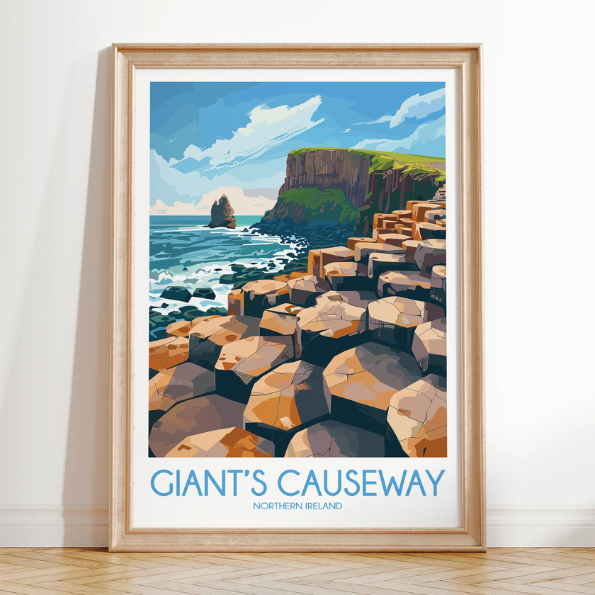 Giant'S Causeway Minimalist Wall Art