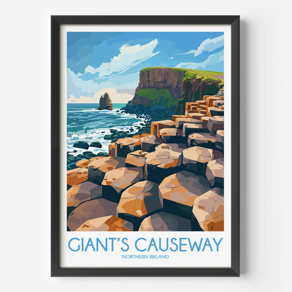 Giant'S Causeway Souvenir Poster Print
