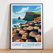 Giant'S Causeway Vintage Style Print
