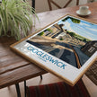 Giggleswick Retro Travel Illustration