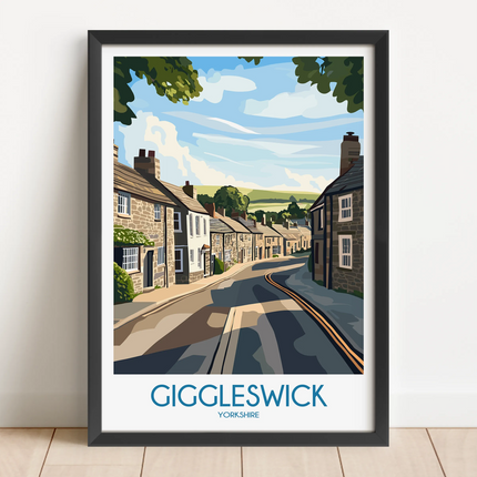 Giggleswick Souvenir Poster Print